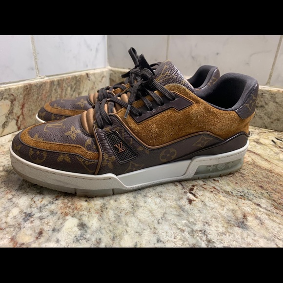 Louis Vuitton Trainer Suede Monogram - Picture 1 of 14